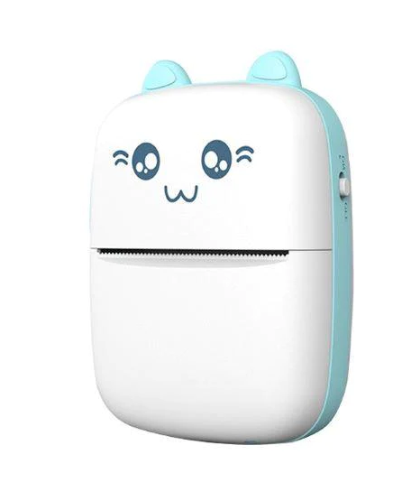 Portable Mini Printer - Blue_0