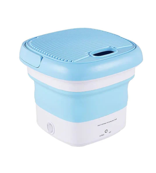 8L Mini Foldable Sterilizing Washing Machine - Blue_0