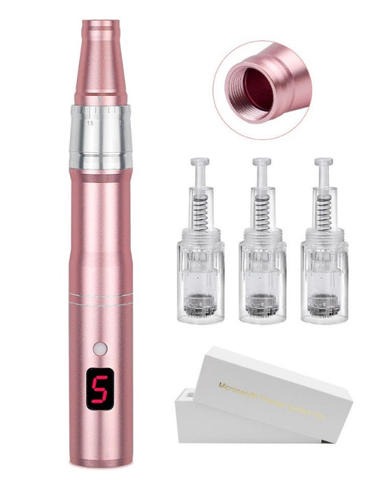 Professional Microneedeling Pen Machine for Derma MTS - 3 pcs with box_0